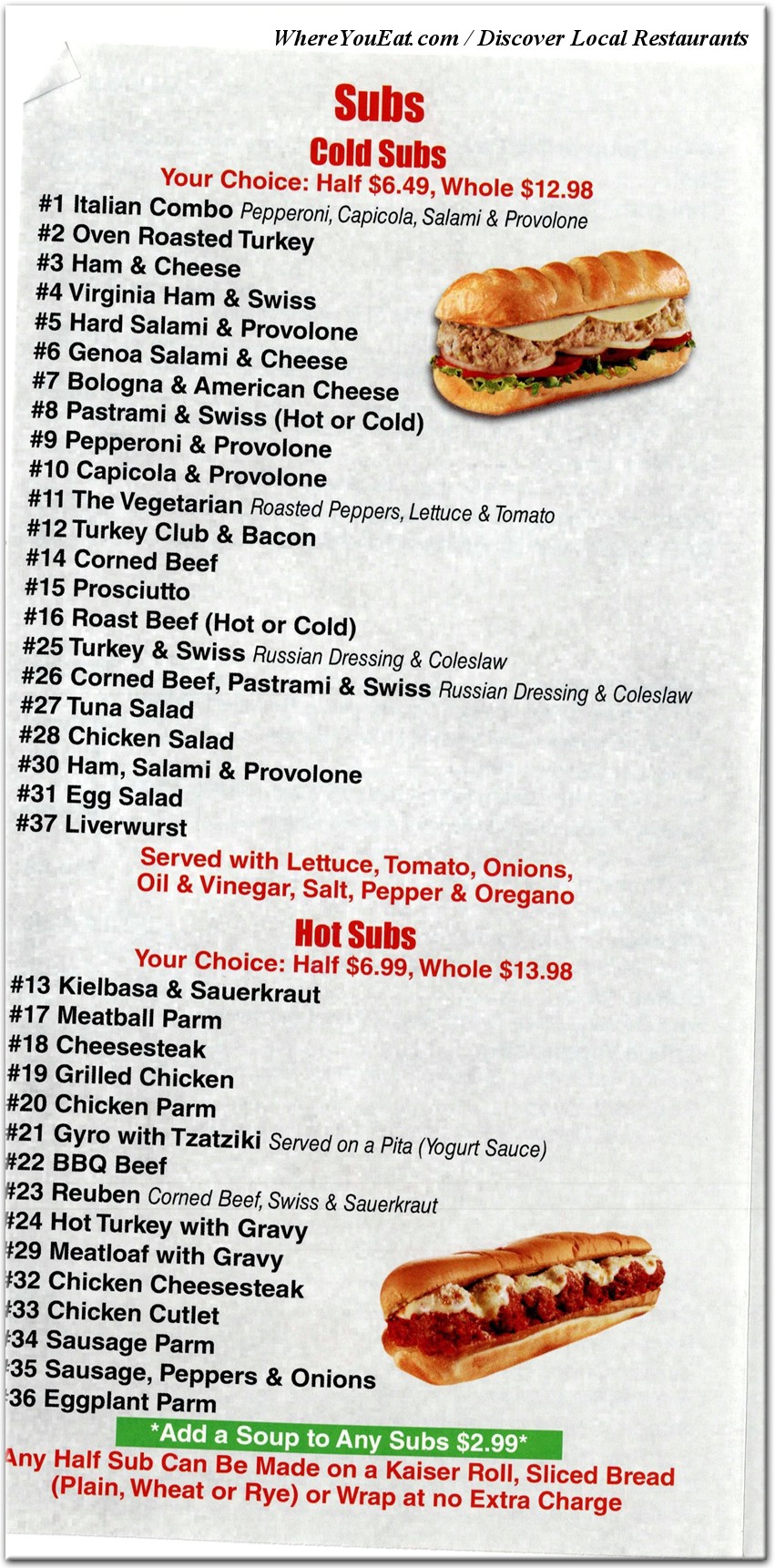 menu 4